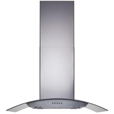 Coifa De Ilha Cadence Gourmet Vidro Curvo 90cm 220V