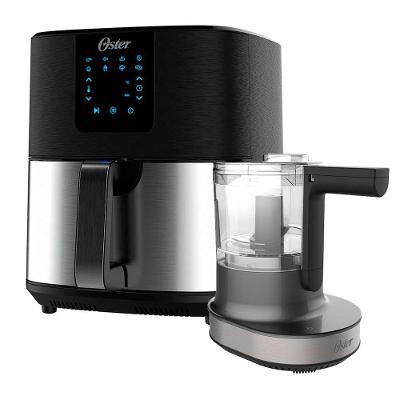 Kit Black Inox Oster Fritadeira Ultra Digital E Processador 220V