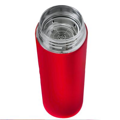 Garrafa Térmica Inox 500ml Quente Frio Tampa Vermelho Nº10