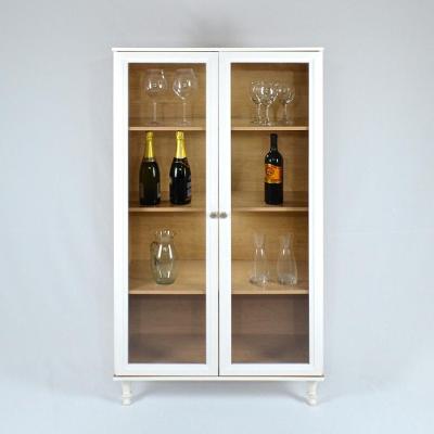 Cristaleira Estante Para Livros Ditália C/ Luz E-957 Branco