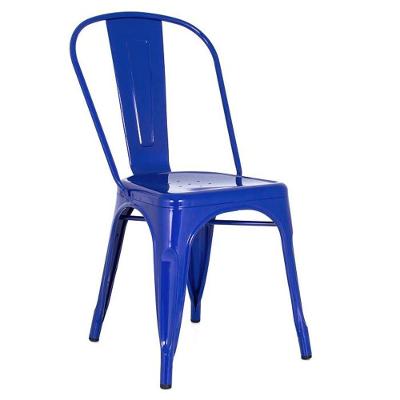 Cadeira Iron Tolix Azul Escuro Azul-escuro