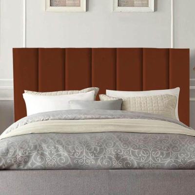 Cabeceira Estofada Cama Casal Queen Size 160 Cm Laura Veludo Terracota