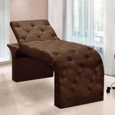 Maca Estofada Estética Cílios Regulável Spa Suede Ana Clara Marrom