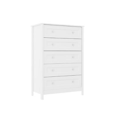 Cômoda Alta Ditália 5 Gavetas Dm-229 Branco