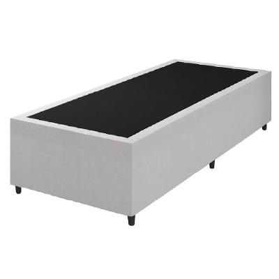 Cama Box 0,96m Com 38cm De Altura Prince Branco Branco