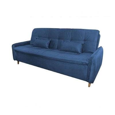 Sofá Cama Casal Reclinável Donna - Azul Light