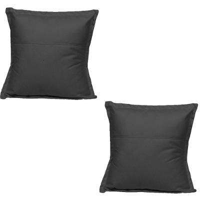 Kit 2 Almofadas Decorativa Cheia Fofinha Para Sofá Cadeira Poltrona 42 Cm Suede