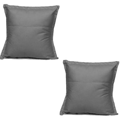 Kit 2 Almofadas Decorativa Cheia Fofinha Para Sofá Cadeira Poltrona 42 Cm Suede