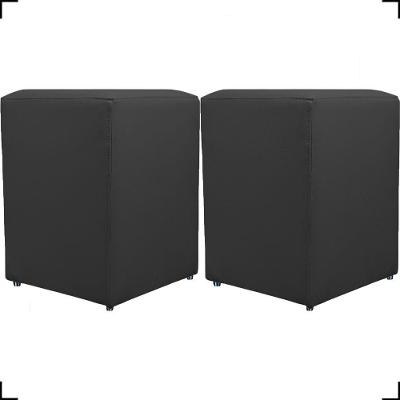 Kit 2 Puff Dado Decorativo Para Sala Recepção Penteadeira Material Sintético Cores