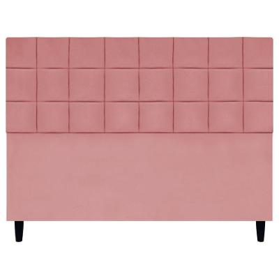 Cabeceira Estofada Para Cama Box Queen 160 Cm Florem Suede