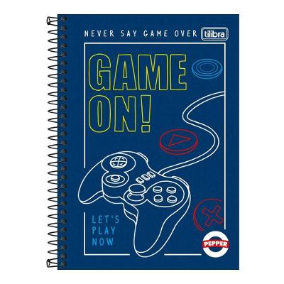 Caderno Espiral Capa Dura Pequeno 1/4 Pepper 80 Folhas Tilibra Estampa 3