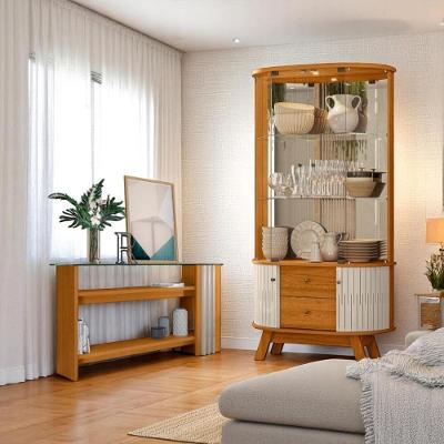 Conjunto Domo E Cristaleira Lyon Cinamomo/off-white