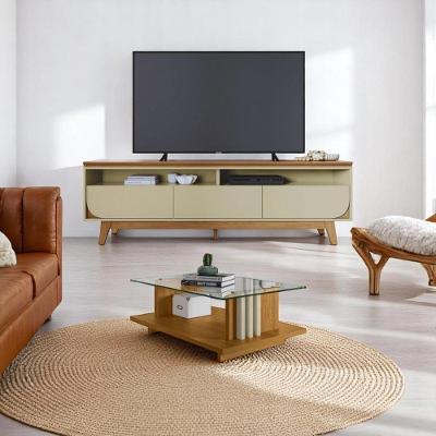 Conjunto Yara Opala C/ Mesa De Centro Domo Cumaru/opala