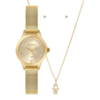 Kit Condor Feminino Mini Dourado - Co2035npu-k4x