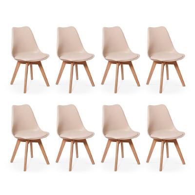 Kit 8 Cadeiras Eames Wood Leda Nude Império Brazil Business