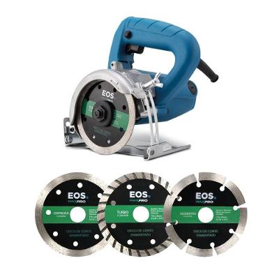 Serra Mármore Profissional 1500w Max Pro Esm01pro 127v Com 3 Discos Extras - Eos 127v
