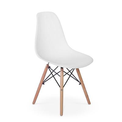 Kit Mesa Eiffel 80cm Preta 4 Cadeiras Charles Eames Branca