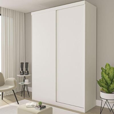 Guarda Roupa Solteiro Kiara 2 Portas De Correr Minastex Branco