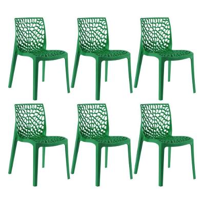 Kit 6 Cadeiras Gruvyer Verde