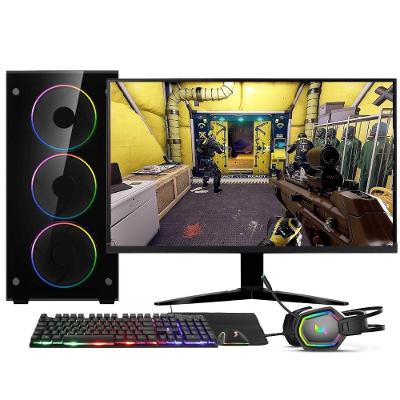 Pc Gamer Completo AMD Ryzen 7 5700g Gráficos Radeon Vega 8 16GB DDR4 SSD Nvme 512GB Fonte 600W 80 Plus Monitor 24 75hz