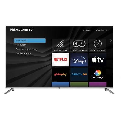 Smart TV 58" Philco LED 4K Roku Dolby Audio PTV58G7UR2CSBL Bivolt
