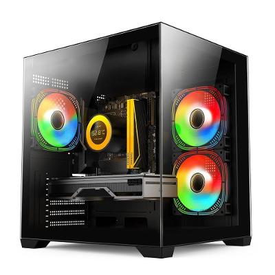 Pc Gamer Skill Aquarium Amd Ryzen 7 5700g 16GB 3200mhz Radeon Vega 8 SDD 1TB M.2 Fonte 500W Preto SKA006