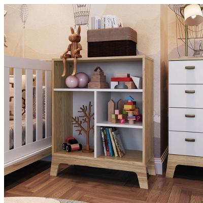 Estante Infantil 4 Nichos Linha Favo De Mel Fm007 - Completa Móveis Itapuã/branco