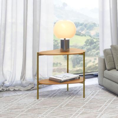 Mesa De Canto Orgânica 60cm - Dalla Costa Freijó