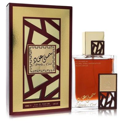 Perfume Masculino Lattafa Simply Oud Eau De Parfum (unisex) 100 Ml