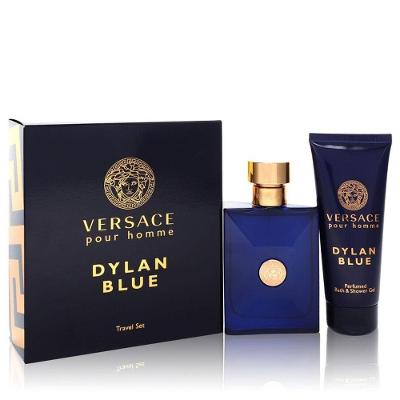 Cx.pres. Ml Eau Toilette + 100 Ml Gel De Banho Masculino Versace Pour Homme Dylan Blue Col.