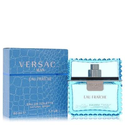 Perfume-col. Masc. Man Versace (blue) 50 Ml Fraiche Eau De Toilette