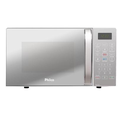Micro-ondas 20L Philco Espelhado Limpa Fácil 1100W PMO23EB 220V