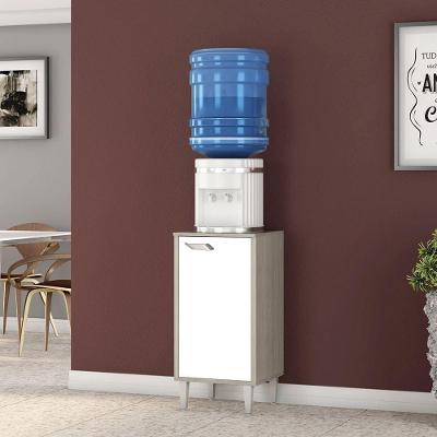 Balcão Multiuso Porta Filtro Com 1 Porta Estonia Elmo/branco Hr Móveis