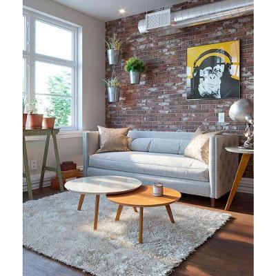 Kit Mesa De Centro Ambiente Classic Redonda Off White Nature - Imcal