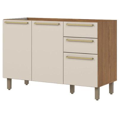 Balcão De Pia 120 Cm Requinte Nature Areia Hp – Henn
