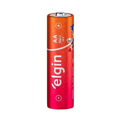 40 Pilhas Palito De Zinco Carvão 1,5v Elgin Aaa