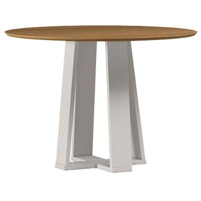 Mesa De Jantar 100x100 Cm Isabela Sem Vidro Off White Ype – New Ceval