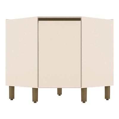 Balcão Canto Oblíquo 1 Porta évelin Off White – Henn