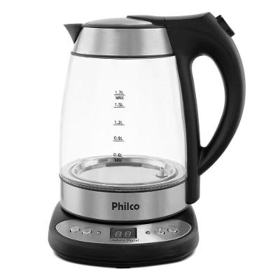 Chaleira Elétrica Philco PCHD 1,7L Digital Glass 110V