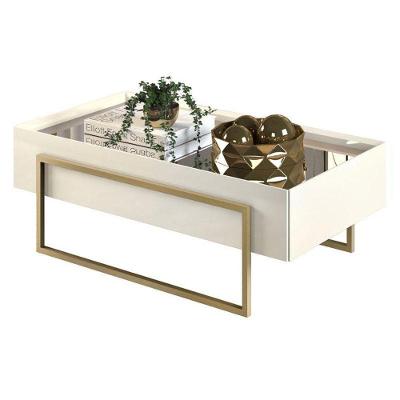 Mesa De Centro Petri Off White – Dj Móveis