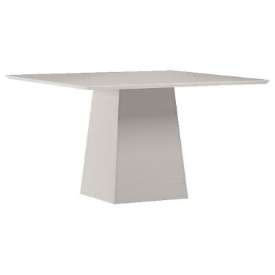 Mesa De Jantar 135x135 Cm Barbara Com Vidro Off White – New Ceval