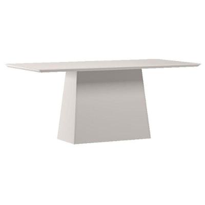 Mesa De Jantar 180 Cm Barbara Com Vidro Off White – New Ceval