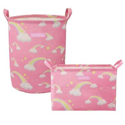 Kit Cestos Organizadores Infantil Jacki Design Pink