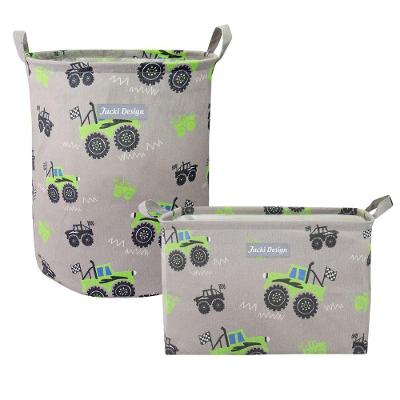 Kit Cestos Organizadores Infantil Jacki Design Cinza