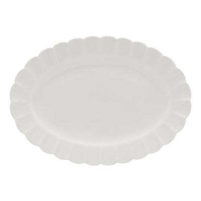 Travessa Oval Em Porcelana Flora 41,5x29,5cm Oxford Camélia