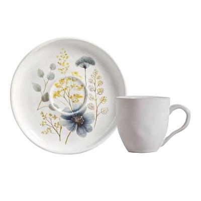 Xícara Para Café Com Pires Em Cerâmica Bio Bella 120ml Porto Brasil