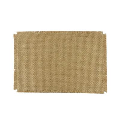 Lugar Americano Retangular Em Juta Liso Natural 45x30cm Wolff