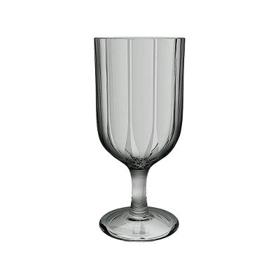 Jogo De Taças Para água Em Vidro Refinatto Com 6 Peças 330ml L'hermitage Fume