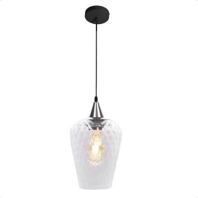 Lustre Pendente Taschibra Monalisa G Boreal Transparente E27 Bivolt Prata