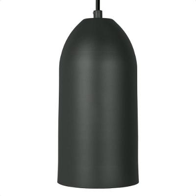 Lustre Pendente Blumenau Otto Minimalista E27 Bivolt Preto